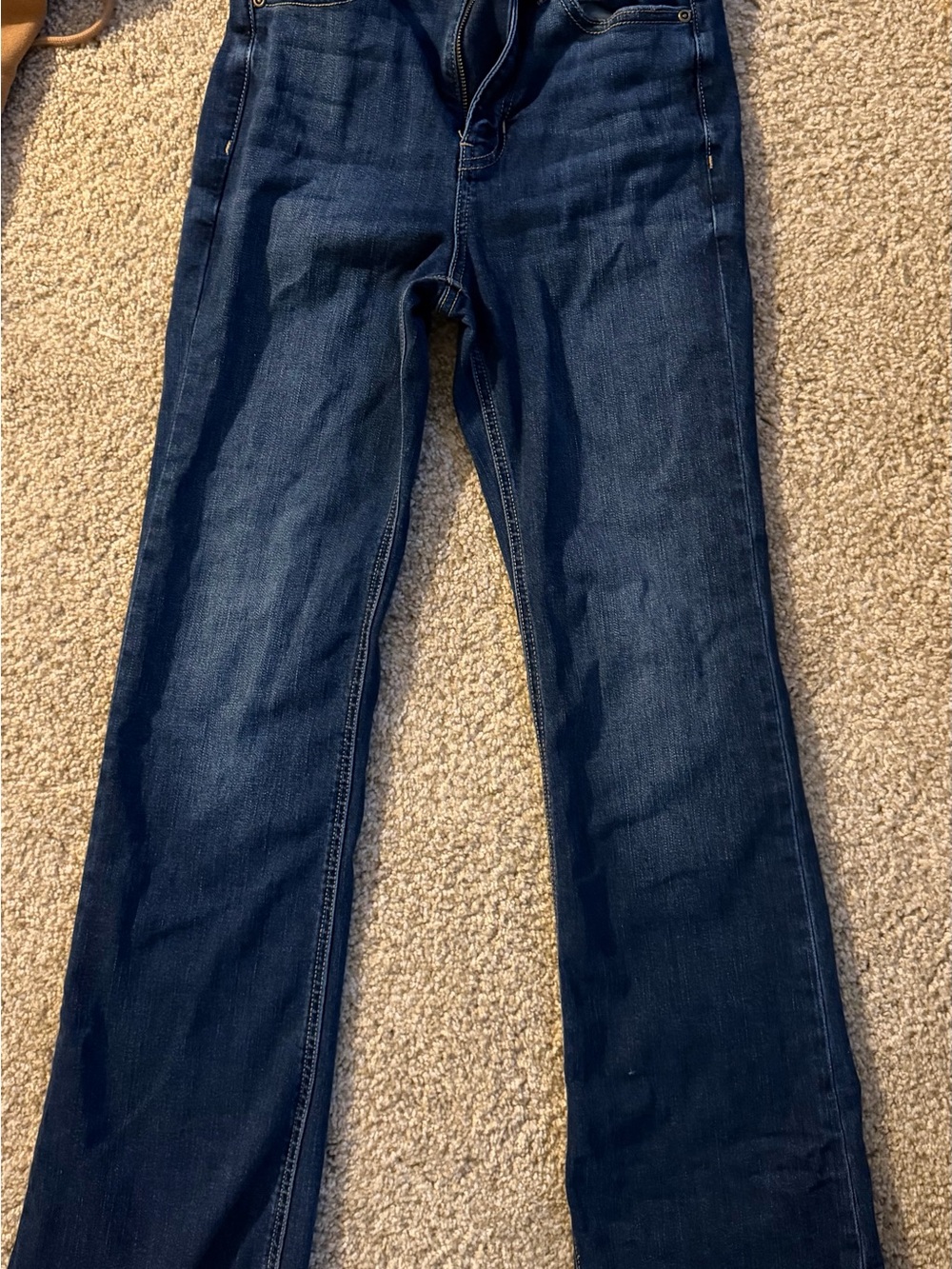 Harper Dark Blue Boot-Cut Jeans